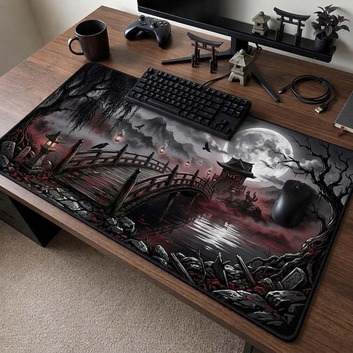 Blood Moon Bridge Desk Mat GDTONTD1486