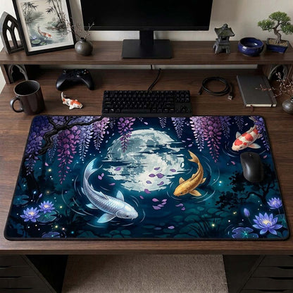 Moonlit Koi Dream Desk Mat GDTONTD1493