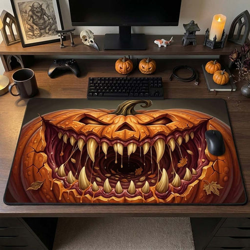 Jack O Lantern Bite Desk Mat GDTONTD1522