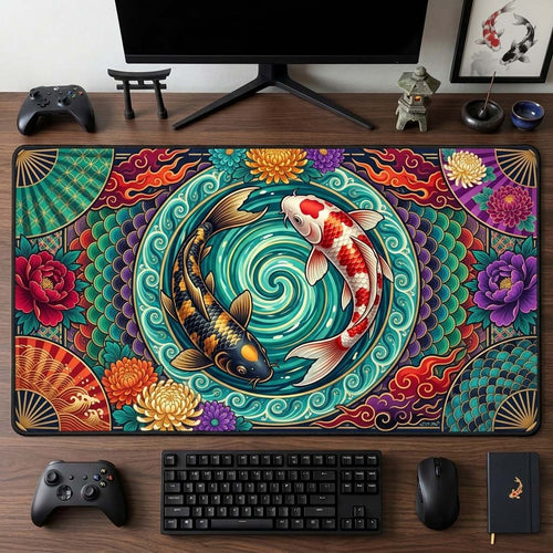 Yin Yang Koi Desk Mat GDTONTD1558