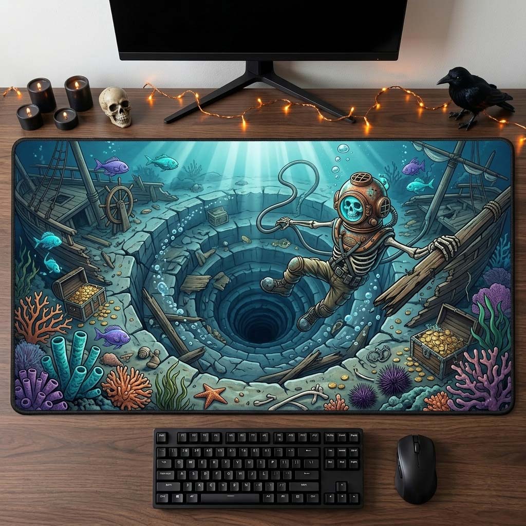 Deep Sea Abyss Desk Mat GDTONTD1587