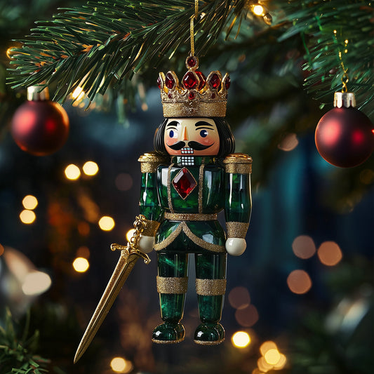 Nutcracker Guard Mica Ornament GFSPMA16