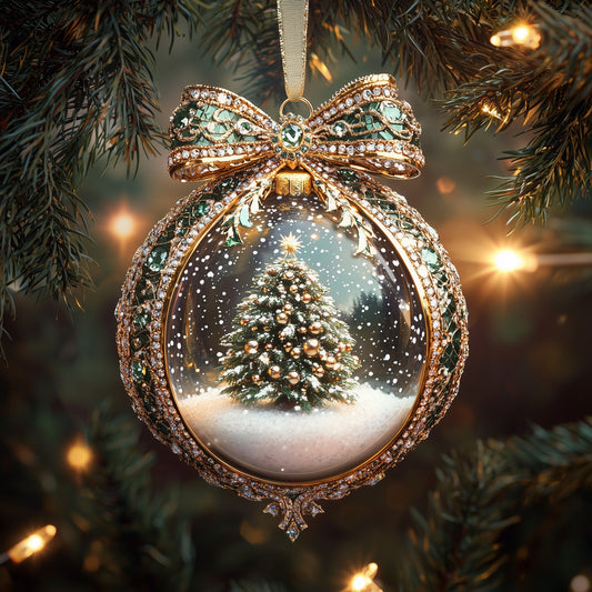Bow Mica Ornament GFSPMA38