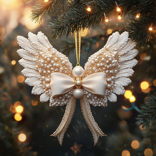 Bow Mica Ornament GFSPMA39