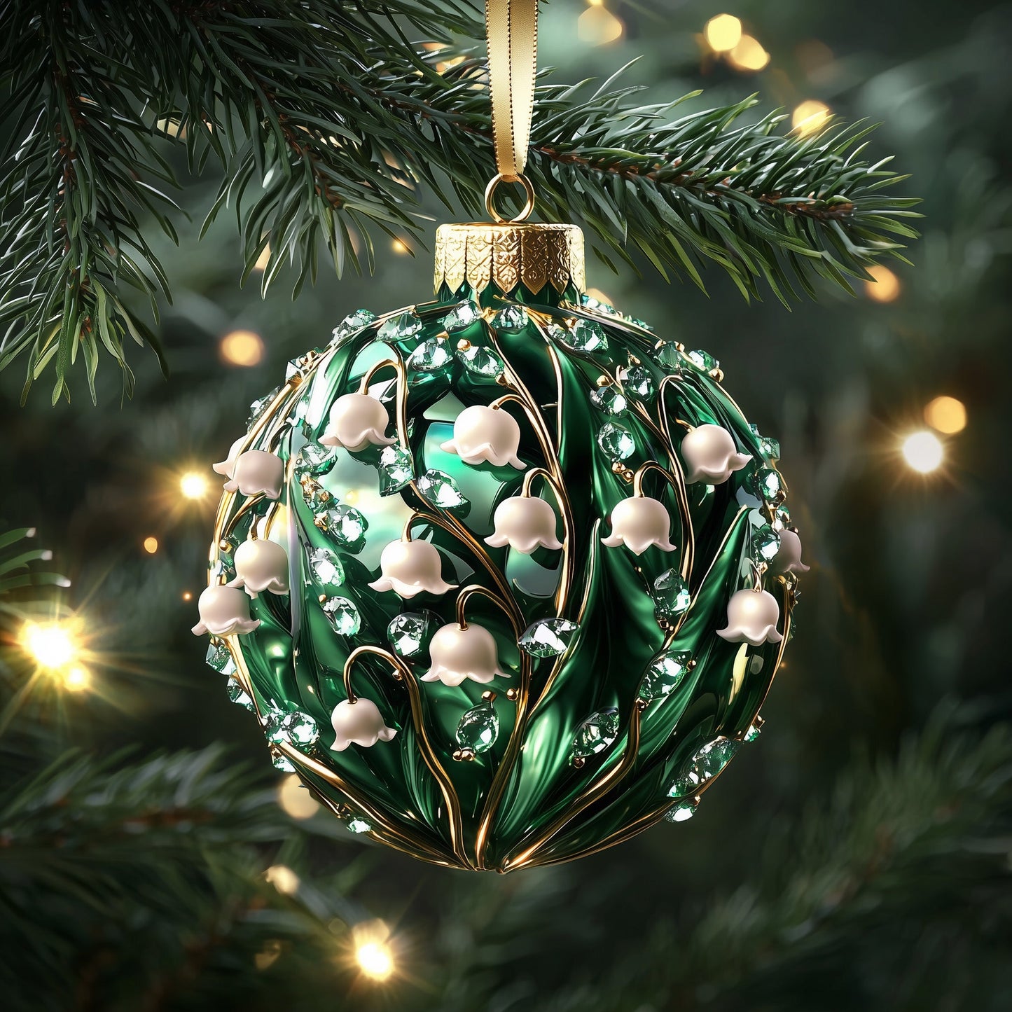 Lily of the Valley Mica Ornament GFSPMA8