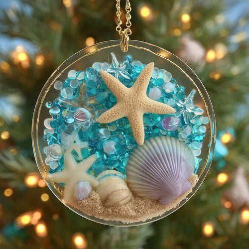 Coastal Charm Mica Ornament GFSPNL02