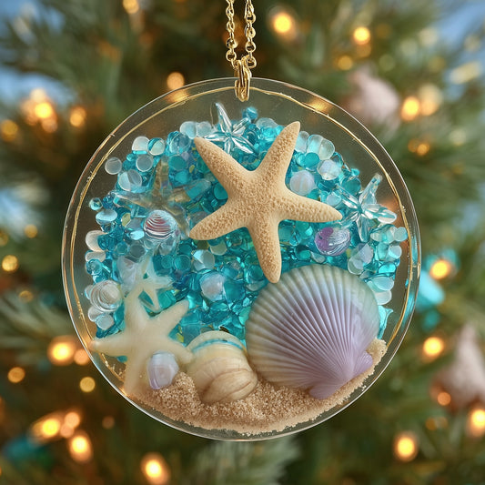Coastal Charm Mica Ornament GFSPNL02
