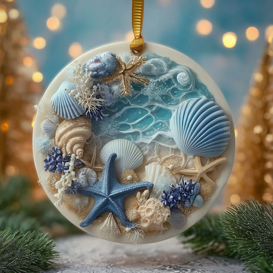 Coastal Charm Mica Ornament GFSPNL08