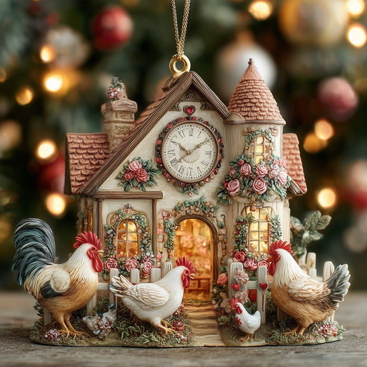 Rustic Farmhouse Mica Ornament GFSPNL14