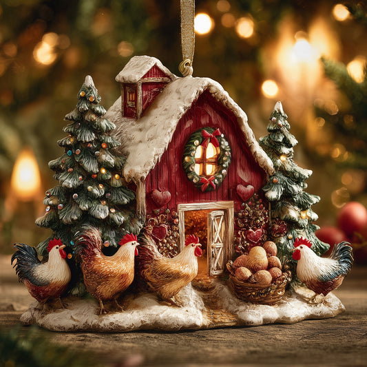 Vintage Farmhouse Mica Ornament GFSPNL19