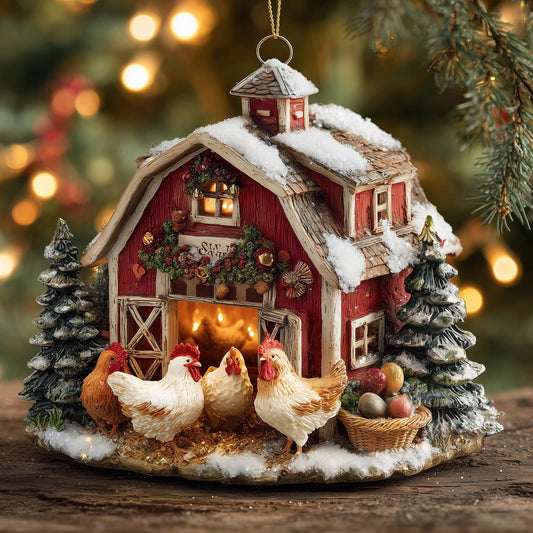 Vintage Farmhouse Mica Ornament GFSPNL20