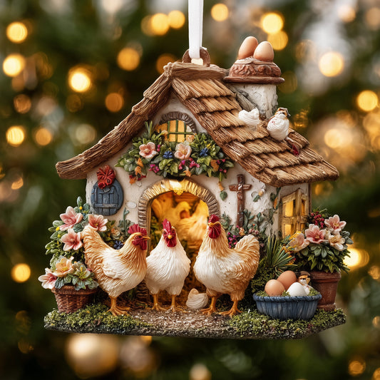 Vintage Farmhouse Mica Ornament GFSPNL22