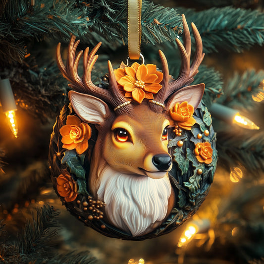 Charming Deer Ceramic Ornament GFSPNL39
