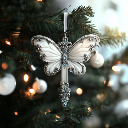 Majestic Butterfly Mica Ornament GFSPNT1