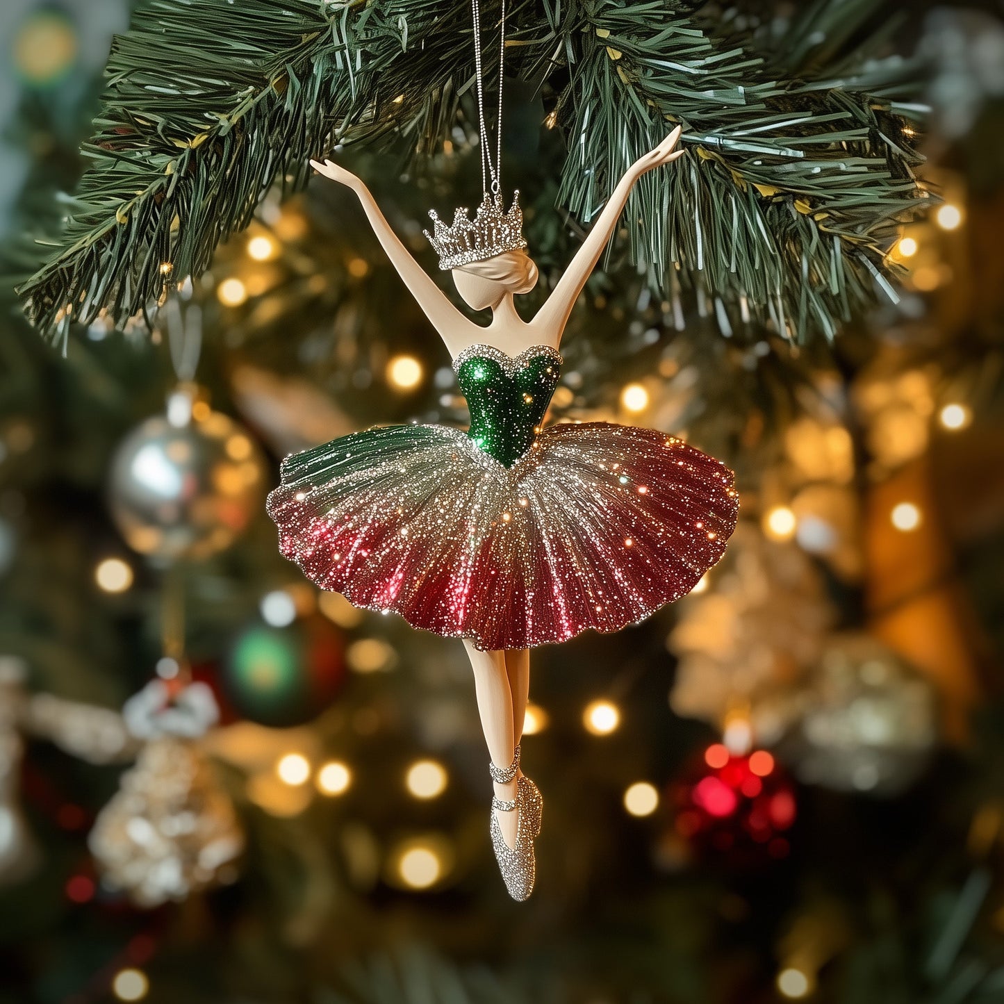 Ballerina Ceramic Ornament GFSPNT12