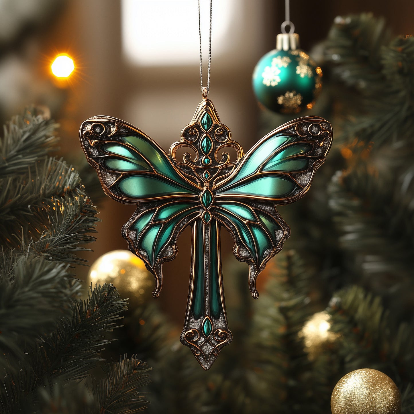 Graceful Butterfly Mica Ornament GFSPNT5