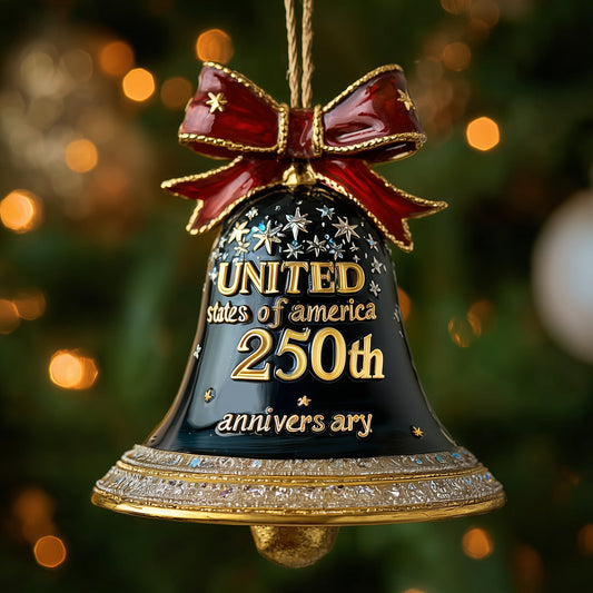 250th Anniversary Bell Mica Ornament GFSPTP10