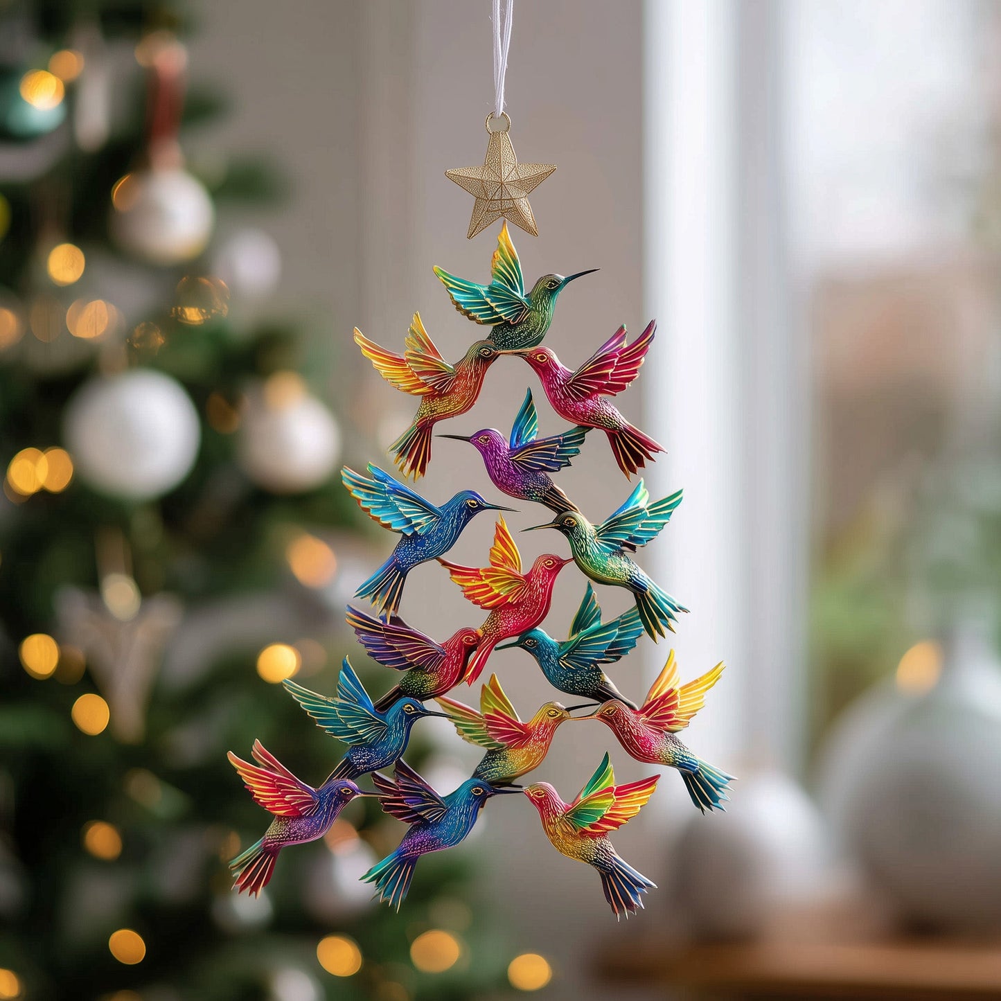 Hummingbird Mica Ornament GFSPTP11
