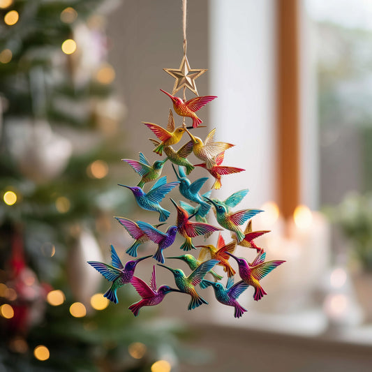 Hummingbird Mica Ornament GFSPTP12