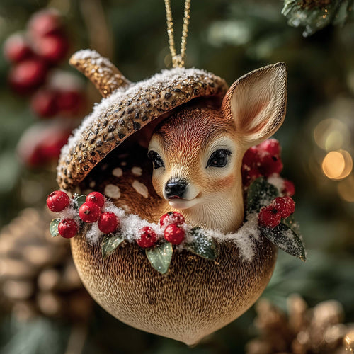 Charming Deer Christmas Ornament GFSPTP39