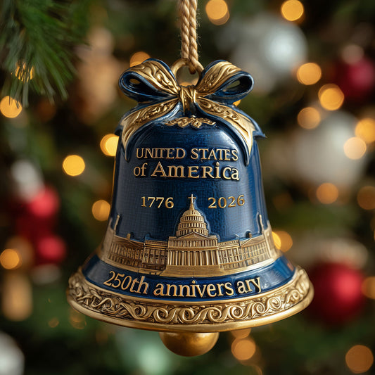 250th Anniversary Bell Mica Ornament GFSPTP6