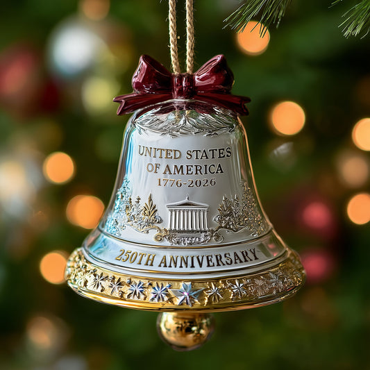 250th Anniversary Bell Mica Ornament GFSPTP8