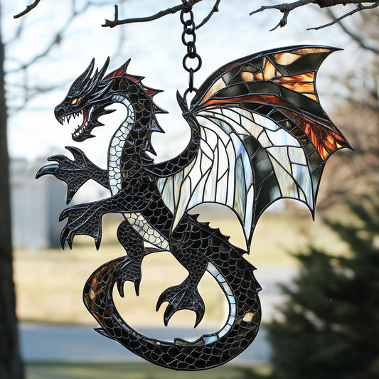Dragon Stained Glass Suncatcher GFTOAB3960