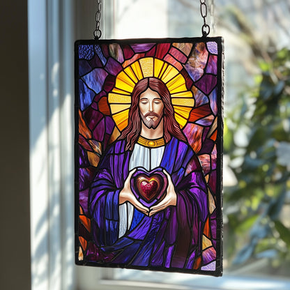 Christ Love Endures Window Hanging Suncatcher GFTOAB4186