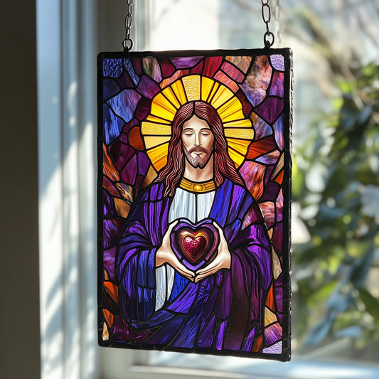 Christ Love Endures Window Hanging Suncatcher GFTOAB4186