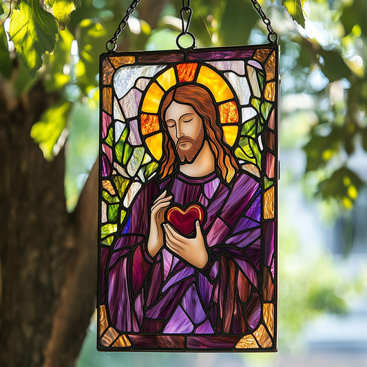 Christ Love Endures Window Hanging Suncatcher GFTOAB4187