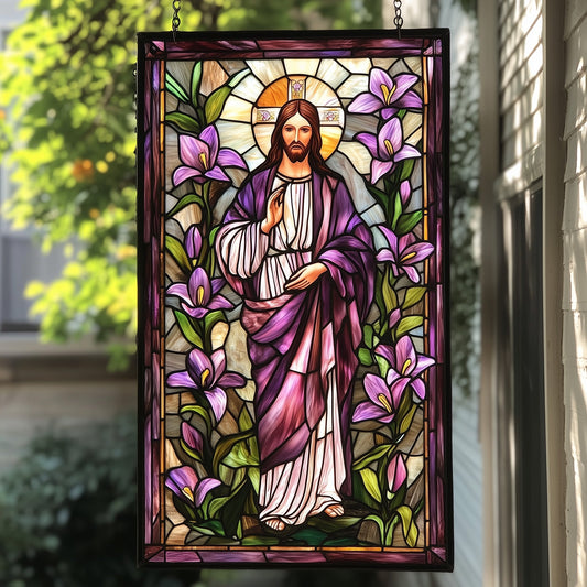 Christ Love Endures Window Hanging Suncatcher GFTOAB4188