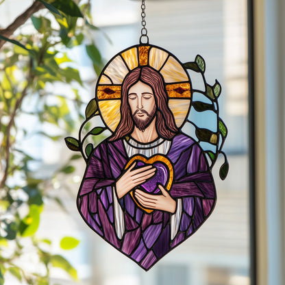 Christ Love Endures Window Hanging Suncatcher GFTOAB4189
