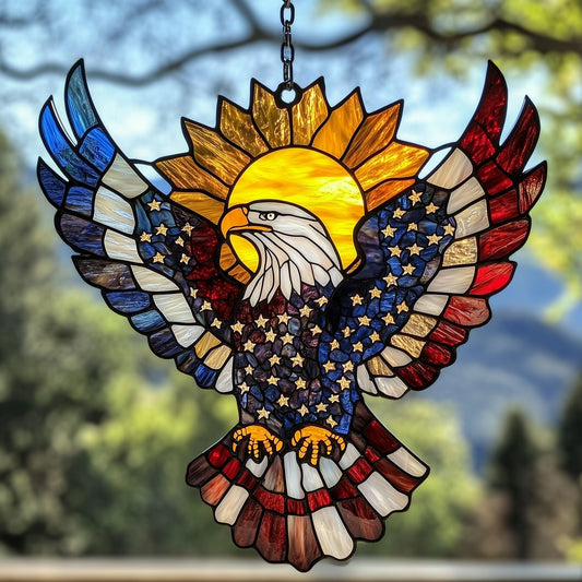 Symbol of Freedom Window Hanging Suncatcher GFTOAB4197