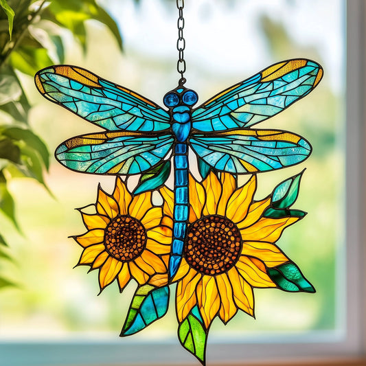 Floral Flight Window Hanging Suncatcher GFTOAB4228