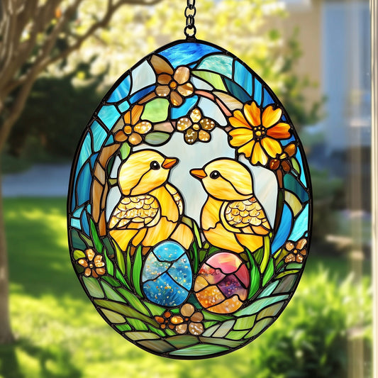 Easter Chicks Window Hanging Suncatcher GFTOAB4280