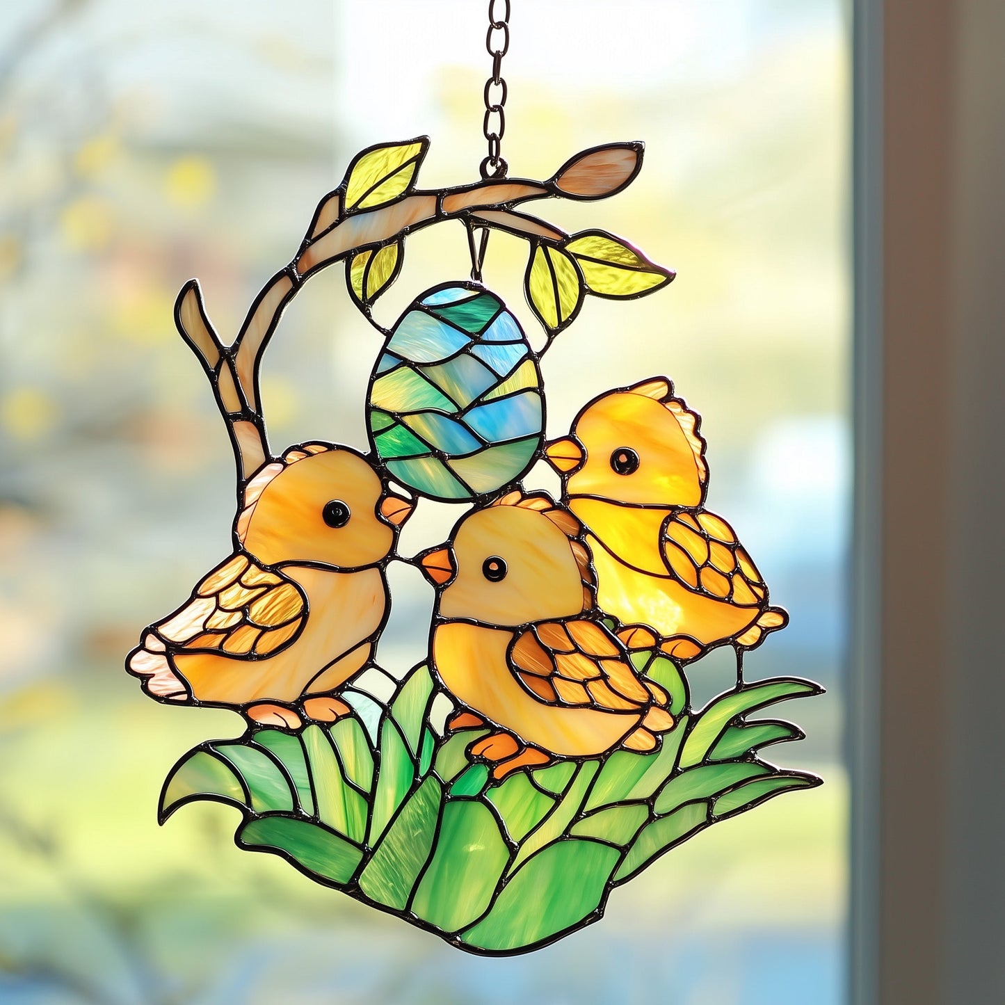 Easter Chicks Window Hanging Suncatcher GFTOAB4281
