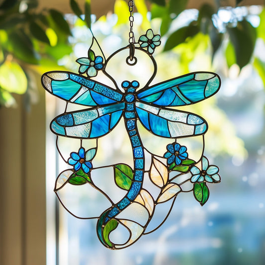 Floral Flight Window Hanging Suncatcher GFTOAB4288
