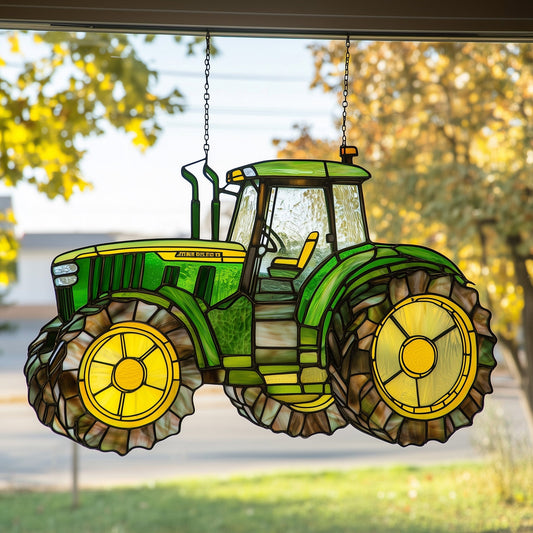 Harvest Machine Window Hanging Suncatcher GFTOAB4342