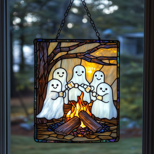 Camping Ghost Window Hanging Suncatcher GFTOAB4375