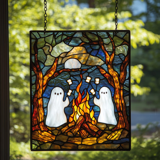 Camping Ghost Window Hanging Suncatcher GFTOAB4376
