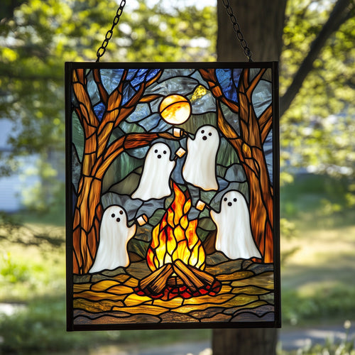 Camping Ghost Window Hanging Suncatcher GFTOAB4377