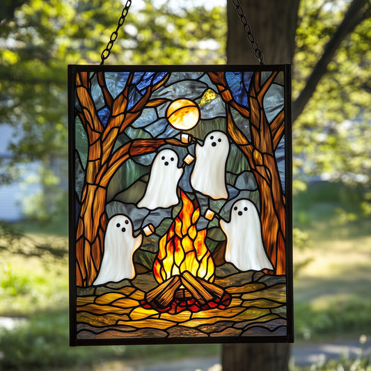 Camping Ghost Window Hanging Suncatcher GFTOAB4377