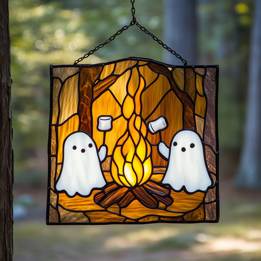 Camping Ghost Window Hanging Suncatcher GFTOAB4378