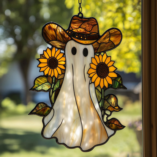 Cowboy Ghost Window Hanging Suncatcher GFTOAB4380