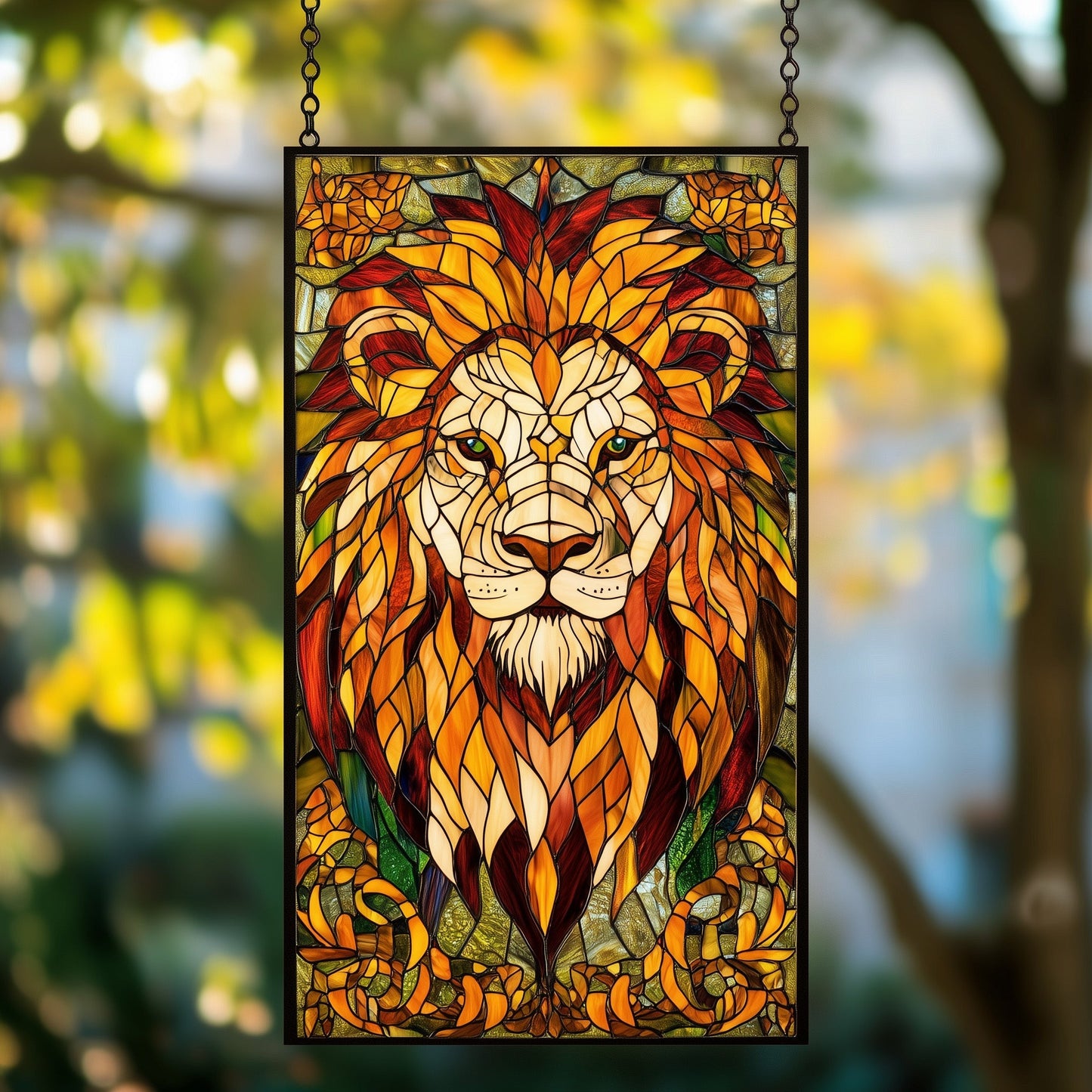 Lion Window Hanging Suncatcher GFTOAB4432