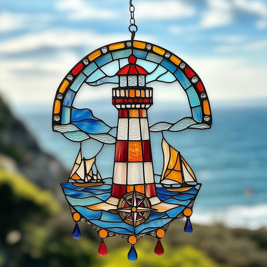 Lighthouse Window Hanging Suncatcher GFTOAB4523
