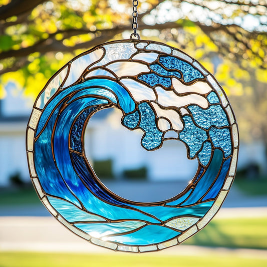 Waves Window Hanging Suncatcher GFTOAB4708