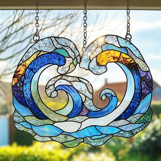 Dancing Waves Window Hanging Suncatcher GFTOAB4709