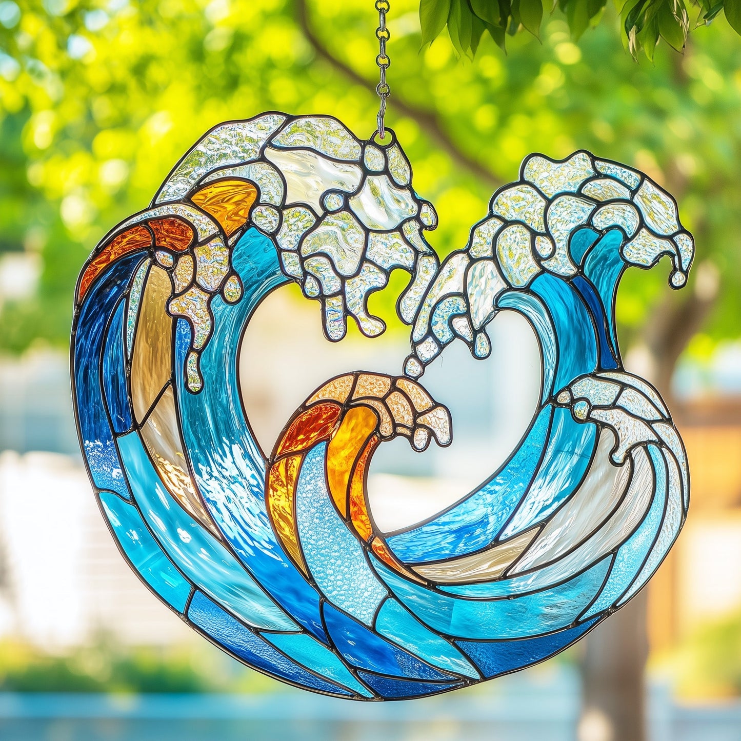 Dancing Waves Window Hanging Suncatcher GFTOAB4710