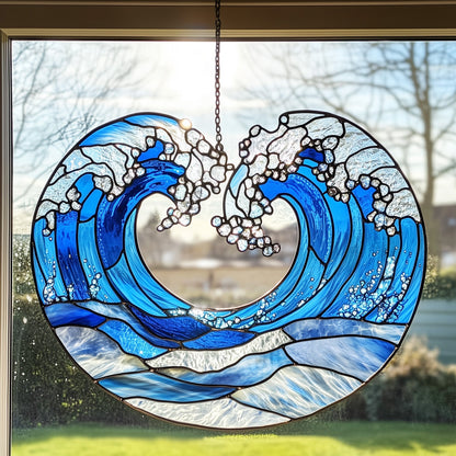 Dancing Waves Window Hanging Suncatcher GFTOAB4711
